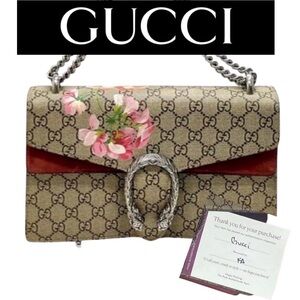 GUCCI “GG” Blooms Supreme Dionysus Shoulder Bag (Full Size,) Authentic. EUC
